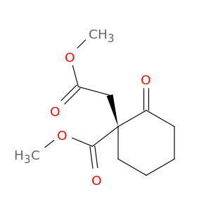 Cyclohexaneacetic acid, 1-(methoxycarbonyl)-2-oxo-, methyl ester, (R)-