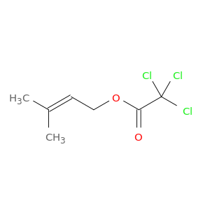 Acetic acid, trichloro-, 3-methyl-2-butenyl ester