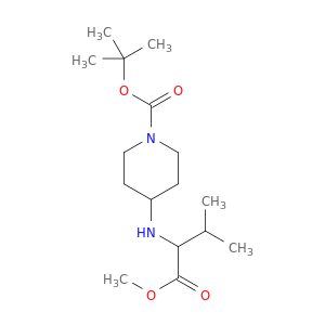 tert-Butyl 4-[(1-Methoxy-3-methyl-1-oxobutan-2-yl)amino]piperidine-1-carboxylate