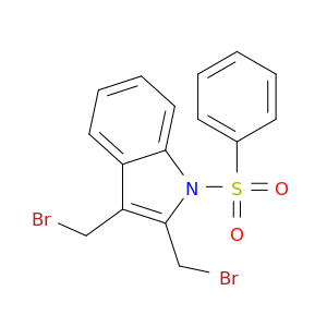 1H-Indole, 2,3-bis(bromomethyl)-1-(phenylsulfonyl)-