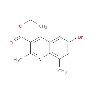 6-溴-2,8-二甲基喹啉-3-甲酸乙酯