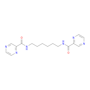 Pyrazinecarboxamide, N,N'-1,6-hexanediylbis-