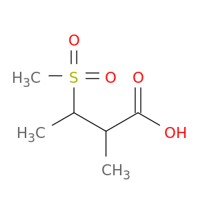 3-methanesulfonyl-2-methylbutanoic acid