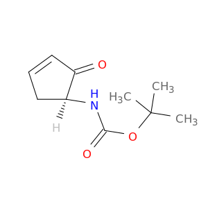 氨基甲酸(2 - 氧代-3 - 环戊烯-1 - 基) - 乙基,1,1 - 二甲基乙基酯,(S) -