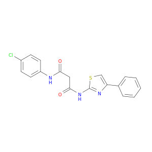 Propanediamide, N-(4-chlorophenyl)-N'-(4-phenyl-2-thiazolyl)-