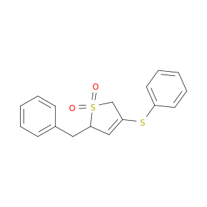 Thiophene, 2,5-dihydro-2-(phenylmethyl)-4-(phenylthio)-, 1,1-dioxide
