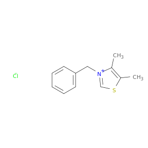 Thiazolium, 4,5-dimethyl-3-(phenylmethyl)-, chloride
