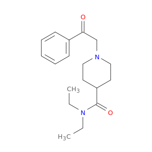 N,N-DIETHYL-1-PHENACYL-PIPERIDINE-4-CARBOXAMIDE