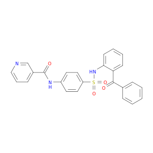 3-Pyridinecarboxamide, N-[4-[[(2-benzoylphenyl)amino]sulfonyl]phenyl]-