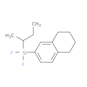 Naphthalene, 6-[difluoro(1-methylpropyl)silyl]-1,2,3,4-tetrahydro-