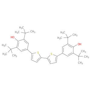 Phenol, 4,4'-[2,2'-bithiophene]-5,5'-diylbis[2,6-bis(1,1-dimethylethyl)-