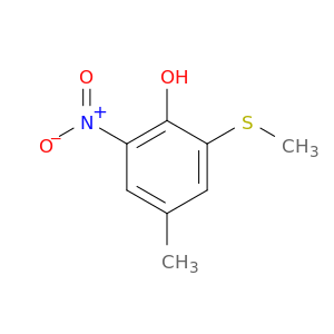 Phenol, 4-methyl-2-(methylthio)-6-nitro-