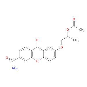 9H-Xanthene-3-carboxamide, 7-[2-(acetyloxy)propoxy]-9-oxo-