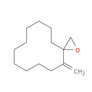 1-Oxaspiro[2.11]tetradecane, 4-methylene-