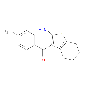 (2-Amino-4,5,6,7-tetrahydrobenzo[b]thiophen-3-yl)(p-tolyl)methanone