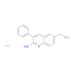 2-Amino-6-ethyl-3-phenylquinoline hydrochloride