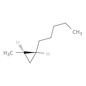 Cyclopropane, 1-methyl-2-pentyl-, trans-