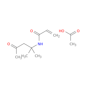 2-Propenamide, N-(1,1-dimethyl-3-oxobutyl)-, acetate