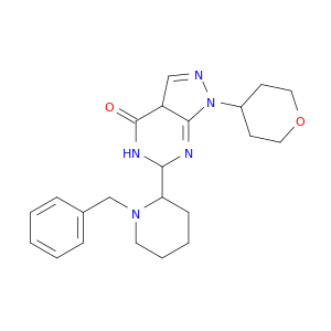 4H-吡唑[3,4-D]嘧啶-4-一,1,3a,5,6-四氢-6-[1-(苯基甲基)-2-哌啶基]-1-(四氢-2H-吡喃-4-yel-