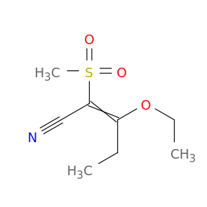 3-ethoxy-2-methanesulfonylpent-2-enenitrile
