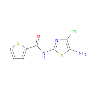 2-Thiophenecarboxamide, N-(5-amino-4-chloro-2-thiazolyl)-