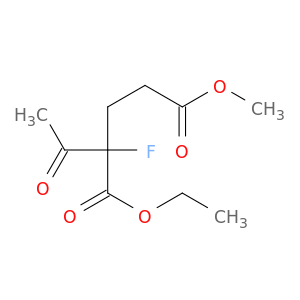 Pentanedioic acid, 2-acetyl-2-fluoro-, 1-ethyl 5-methyl ester