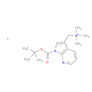 (1-BOC-7-氮杂吲哚-3-甲基)三甲基碘化铵