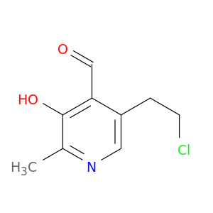 5-(2-chloroethyl)-3-hydroxy-2-methyl-4-pyridinecarboxaldehyde