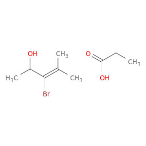 3-Penten-2-ol, 3-bromo-4-methyl-, propanoate