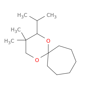 1,5-Dioxaspiro[5.6]dodecane, 3,3-dimethyl-2-(1-methylethyl)-
