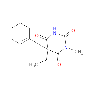 2,4,6(1h,3h,5h)-pyrimidinetrione, 5-(1-cyclohexen-1-yl)-5-ethyl-1-methyl-