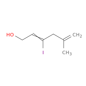 2,5-Hexadien-1-ol, 3-iodo-5-methyl-