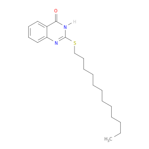 2-(十二烷基硫烷基)-3,4-二氢喹唑啉-4-酮