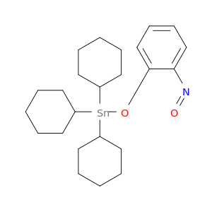 Stannane, tricyclohexyl(nitrosophenoxy)-