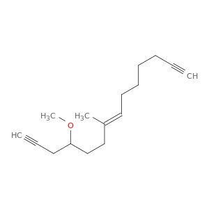 7-Tetradecene-1,13-diyne, 4-methoxy-7-methyl-, (7E)-