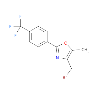 Oxazole, 4-(bromomethyl)-5-methyl-2-[4-(trifluoromethyl)phenyl]-