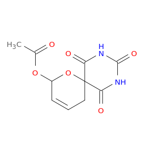 1-Oxa-8,10-diazaspiro[5.5]undec-3-ene-7,9,11-trione, 2-(acetyloxy)-