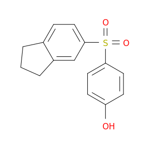 Phenol, 4-[(2,3-dihydro-1H-inden-5-yl)sulfonyl]-