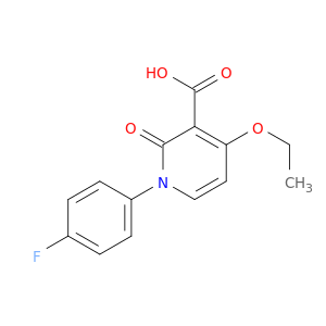 4-乙氧基-1-(4-氟苯基)-2-氧代-1,2-二氢吡啶-3-甲酸