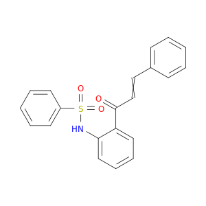 Benzenesulfonamide, N-[2-(1-oxo-3-phenyl-2-propenyl)phenyl]-