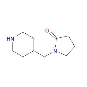 1-(Piperidin-4-ylmethyl)pyrrolidin-2-one