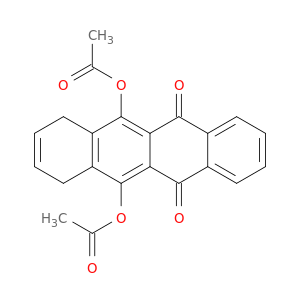 (12-acetyloxy-6,11-dioxo-1,4-dihydrotetracen-5-yl) acetate