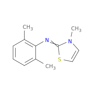 Benzenamine, 2,6-dimethyl-N-(3-methyl-2(3H)-thiazolylidene)-
