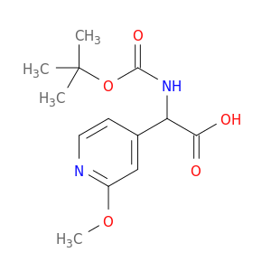 (N-BOC-Amino)(2-methoxypyridin-4-yl)acetic acid