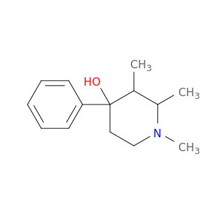 4-Piperidinol, 1,2,3-trimethyl-4-phenyl-