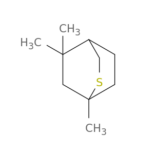 (+)-1,5,5-三甲基-2-Thiabicalclo[2.2.2]辛烷值