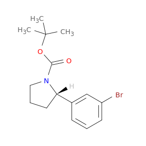 (S)-2-(3-溴苯基)吡咯烷-1-羧酸叔丁酯
