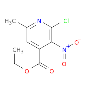 4-Pyridinecarboxylicacid, 2-chloro-6-methyl-3-nitro-, ethyl ester