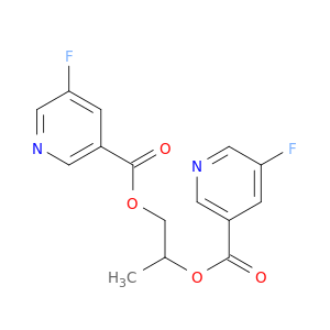 3-Pyridinecarboxylicacid, 5-fluoro-, 1-methyl-1,2-ethanediyl ester (9CI)