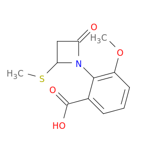 Benzoic acid, 3-methoxy-2-[2-(methylthio)-4-oxo-1-azetidinyl]-